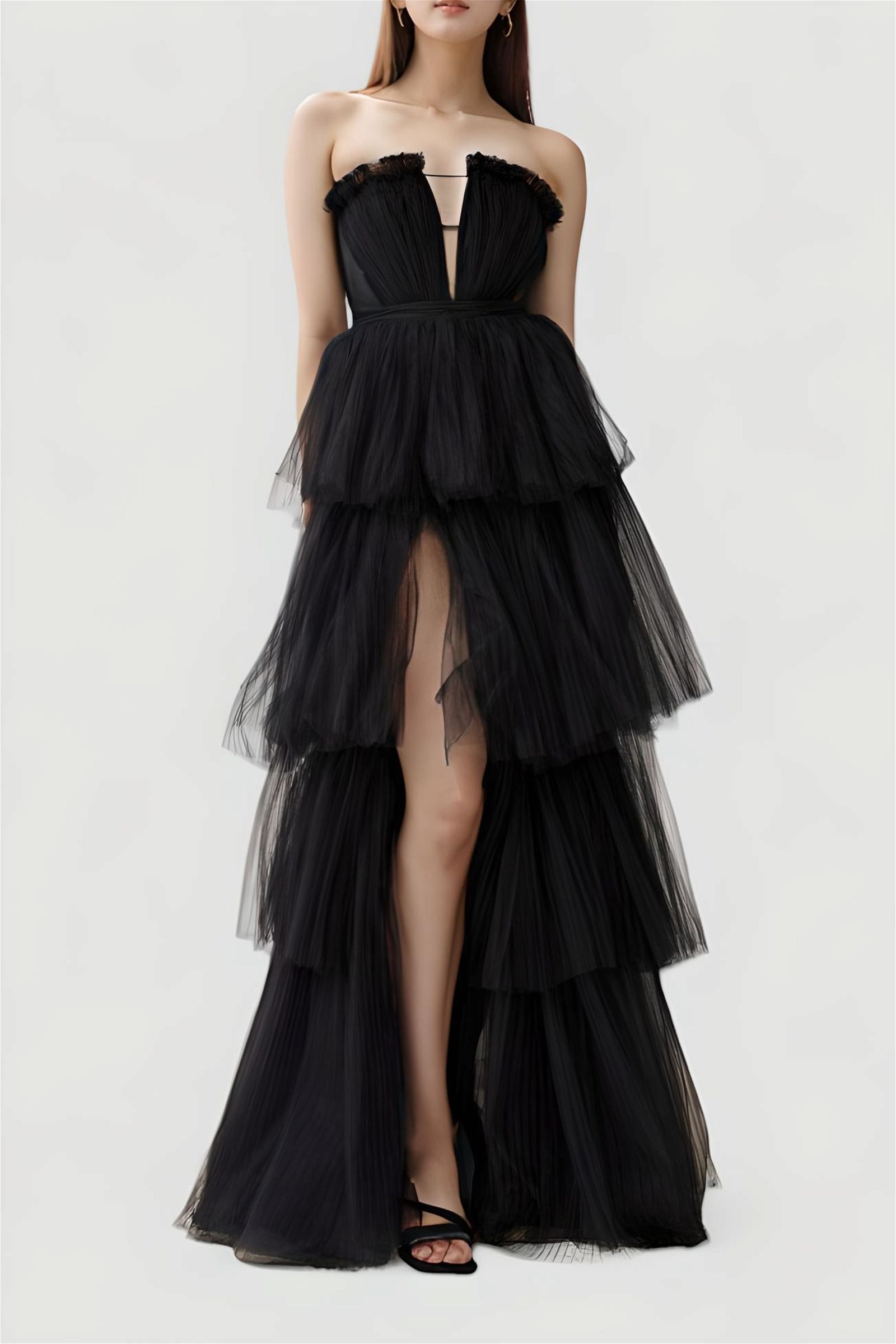 designer black tie gowns