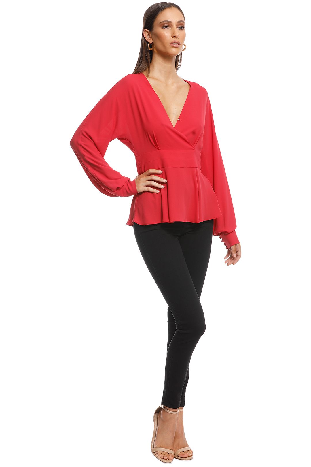 Cue peplum top Clearance