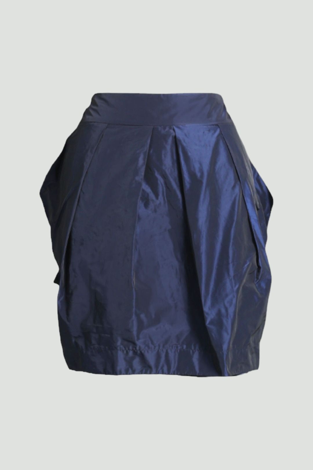 Cue Navy Memory Bustle Skirt