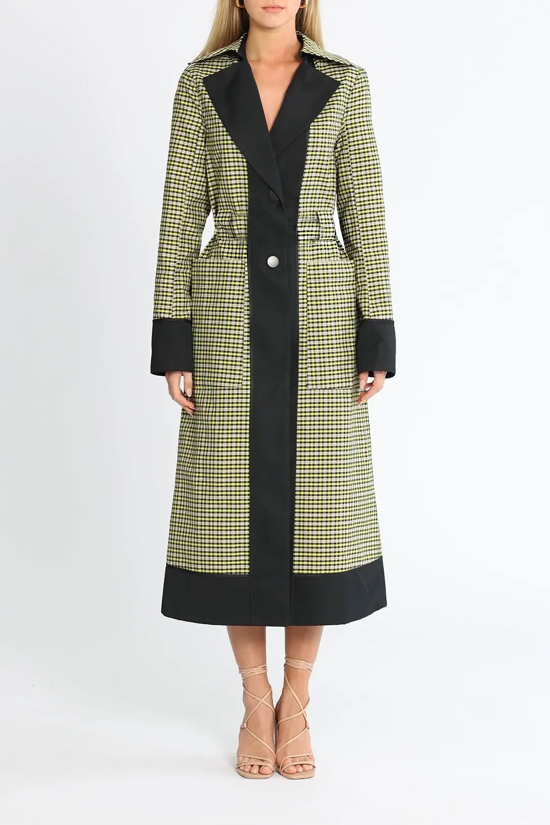 Cue Reversible Check Trench