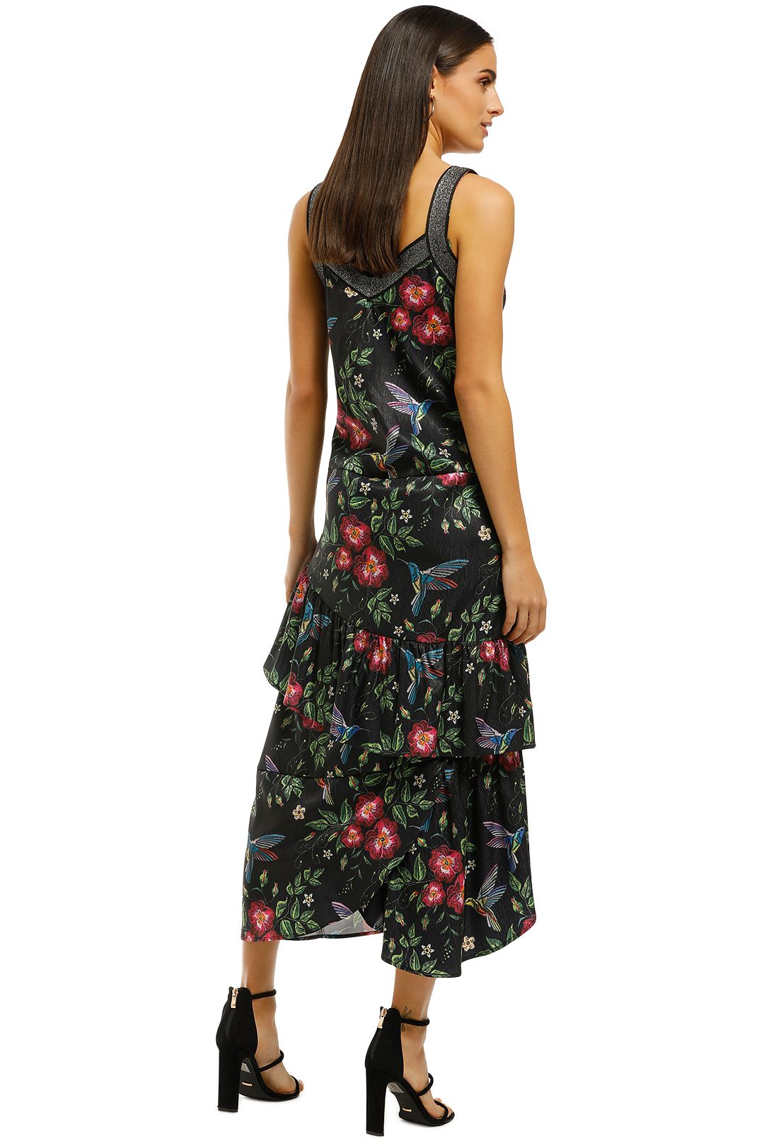 Curate-by-Trelise-Cooper-Ruffle-Feathers-Dress-Black-Floral-Back