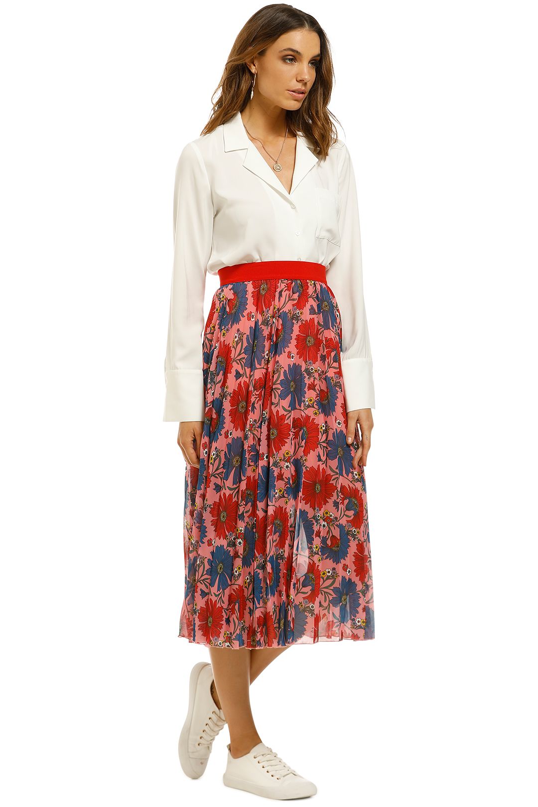 Side Pleat Skirt by Curate By Trelise Cooper for Hire GlamCorner