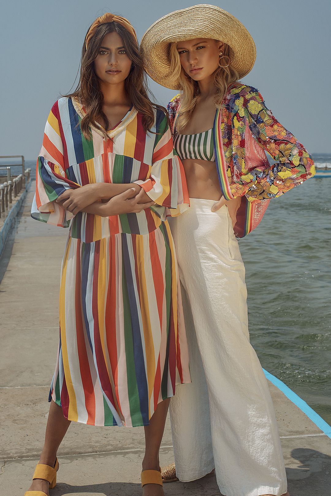 curate-by-trelise-cooper-vee-you-dress-rainbow-stripes-resort-campaign