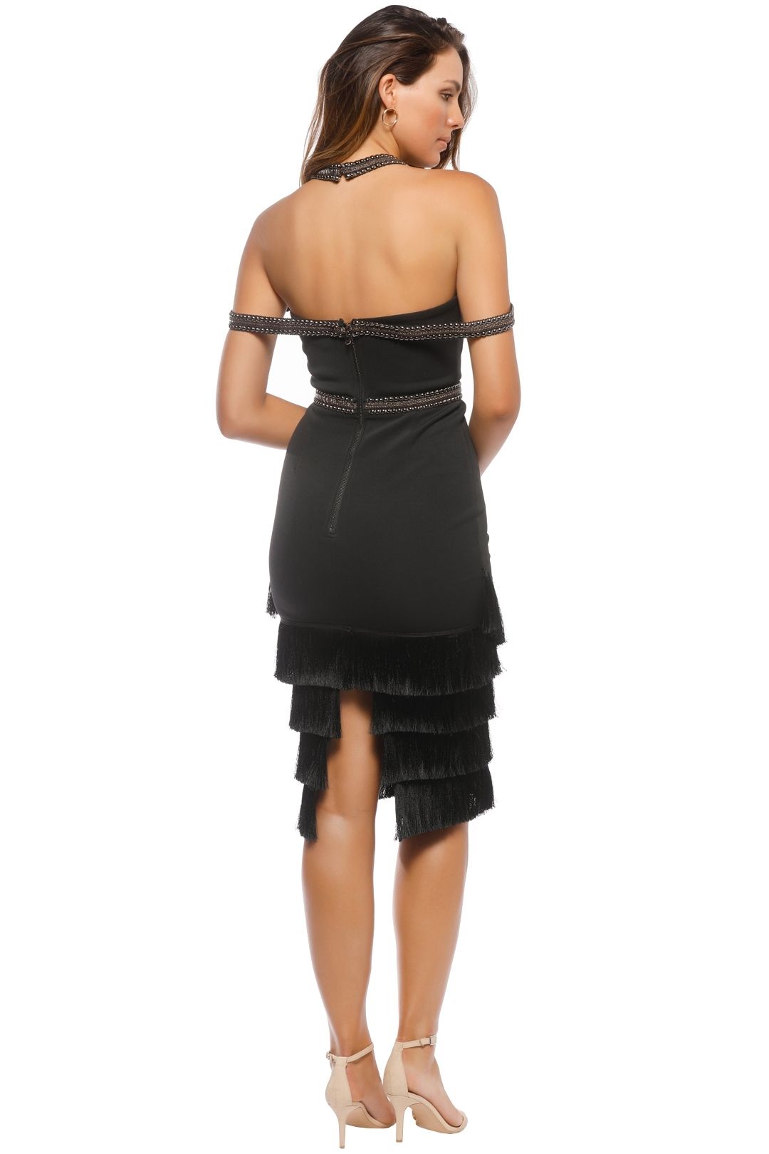 Eliya - Sphynx Dress - Black - Back