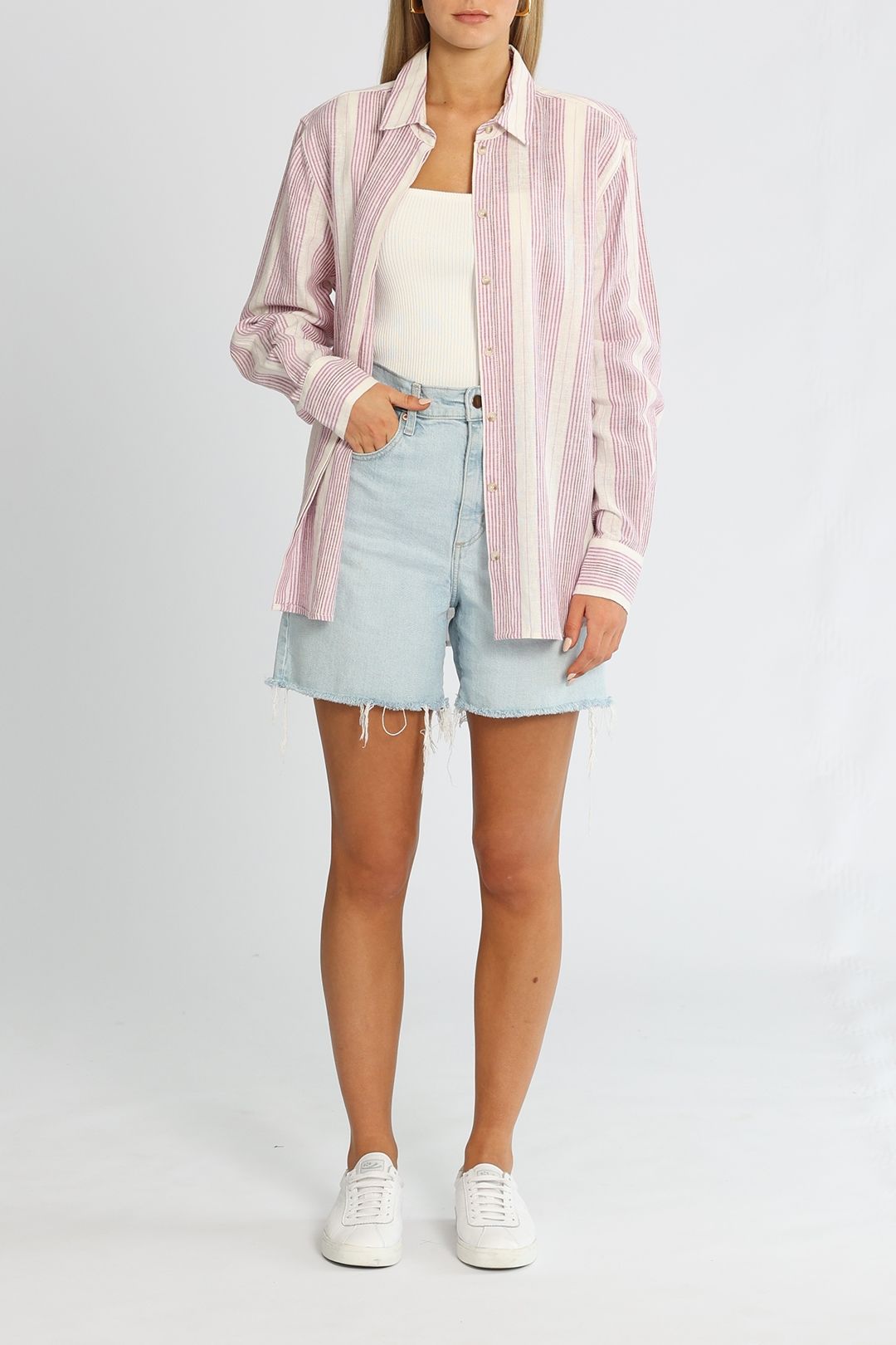 Elka Collective Esperance Shirt Lilac