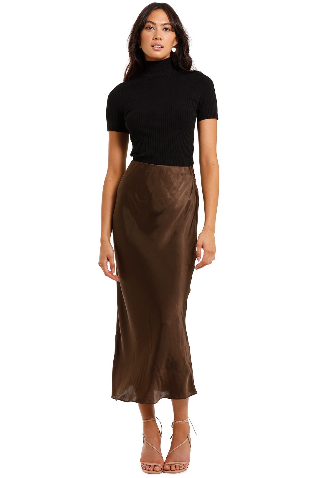 Elka Collective Versailles Skirt Brown