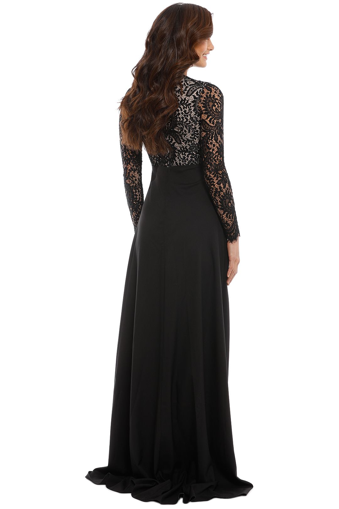 Alexandria Black Gown by Elle Zeitoune 