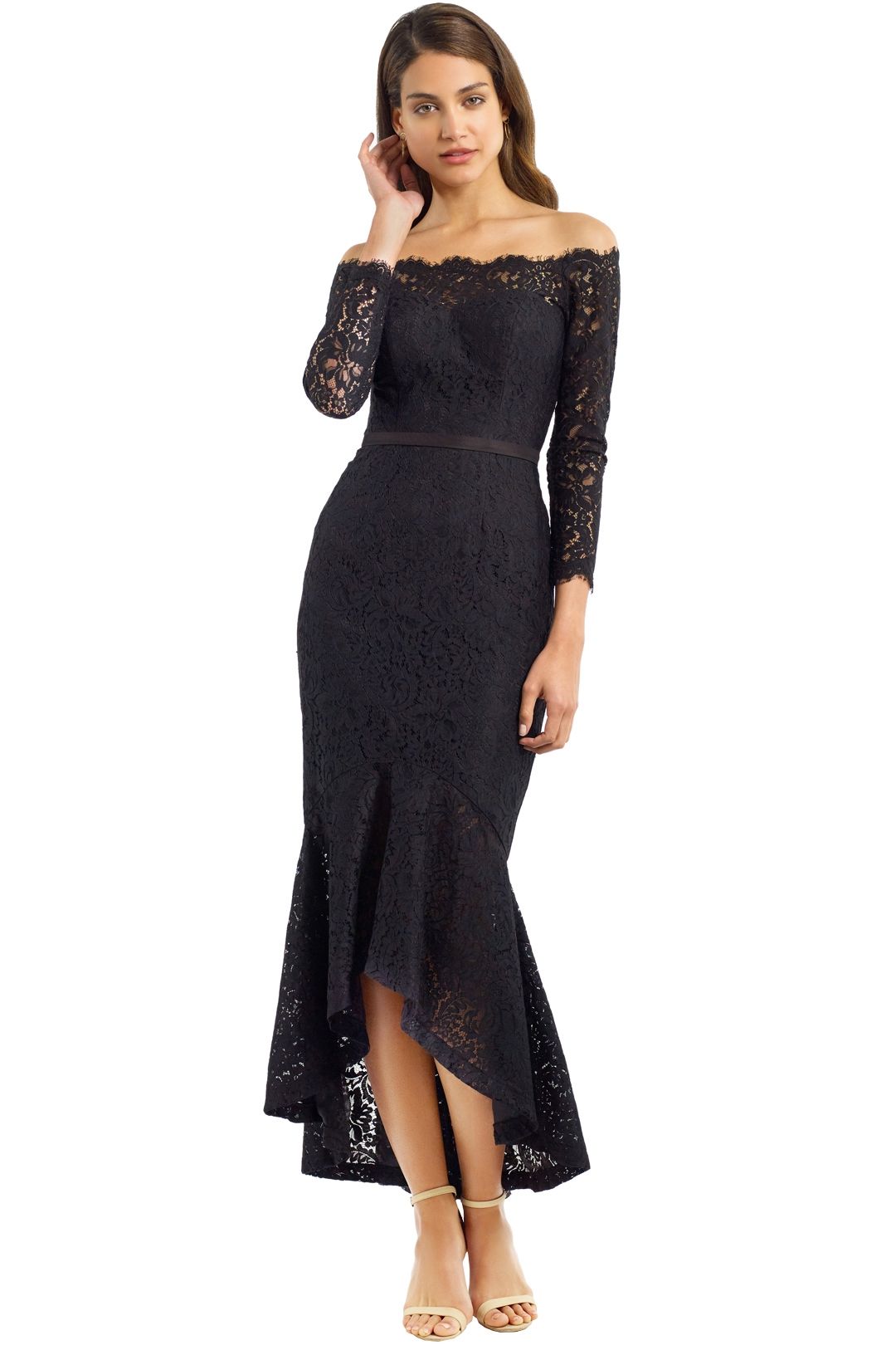 marchesa black gown