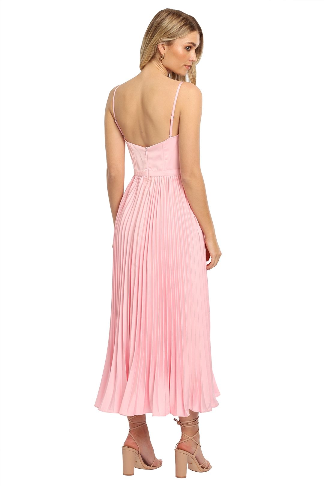 elle zeitoune scoop neck aline midi