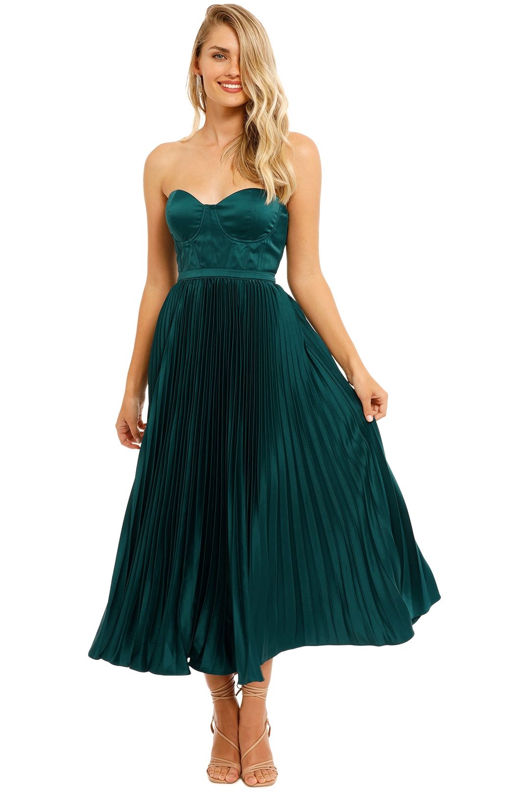 Image of Elle Zeitoune - Milan Dress - Emerald Green