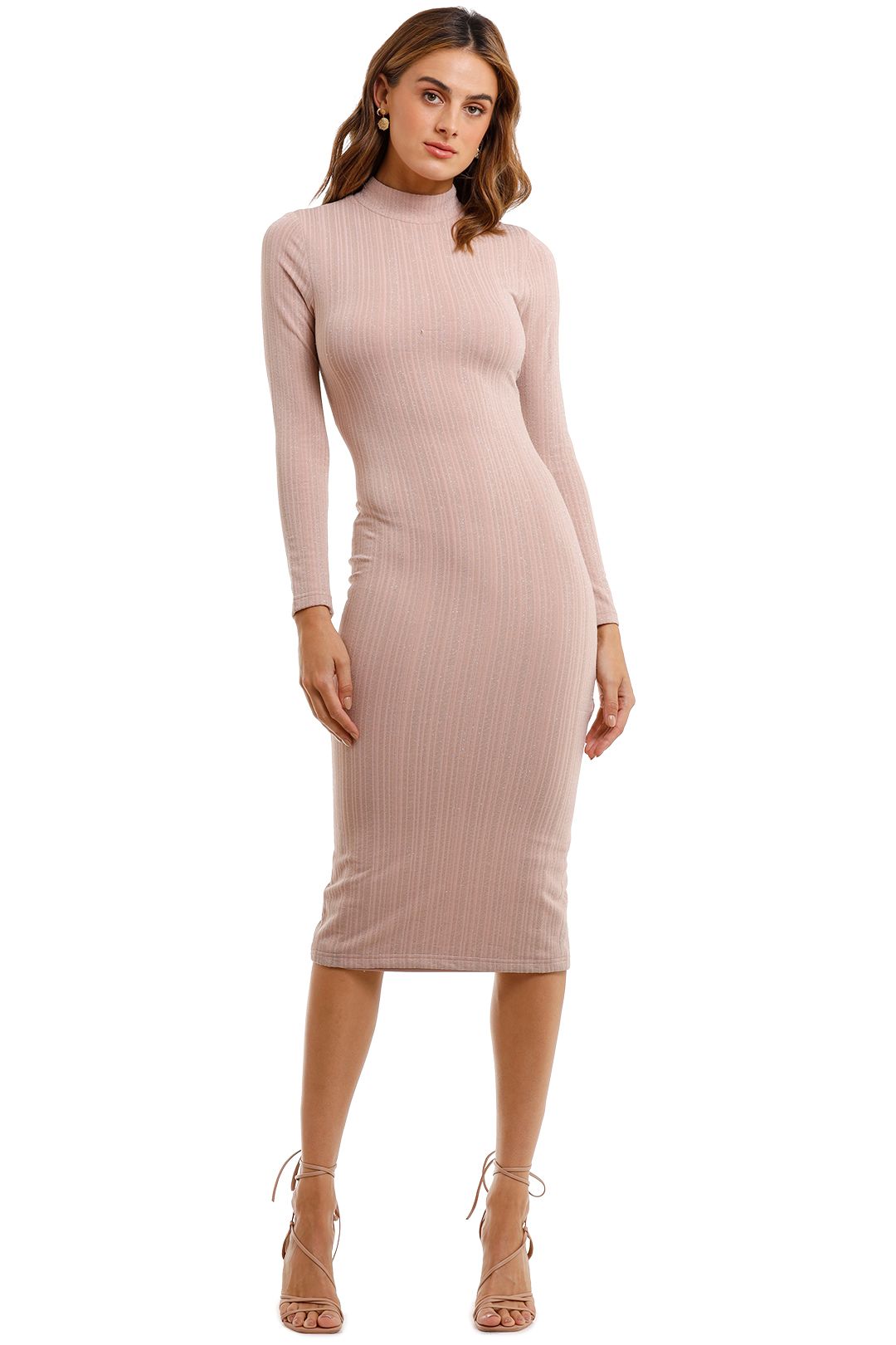 elle zeitoune scoop neck aline midi