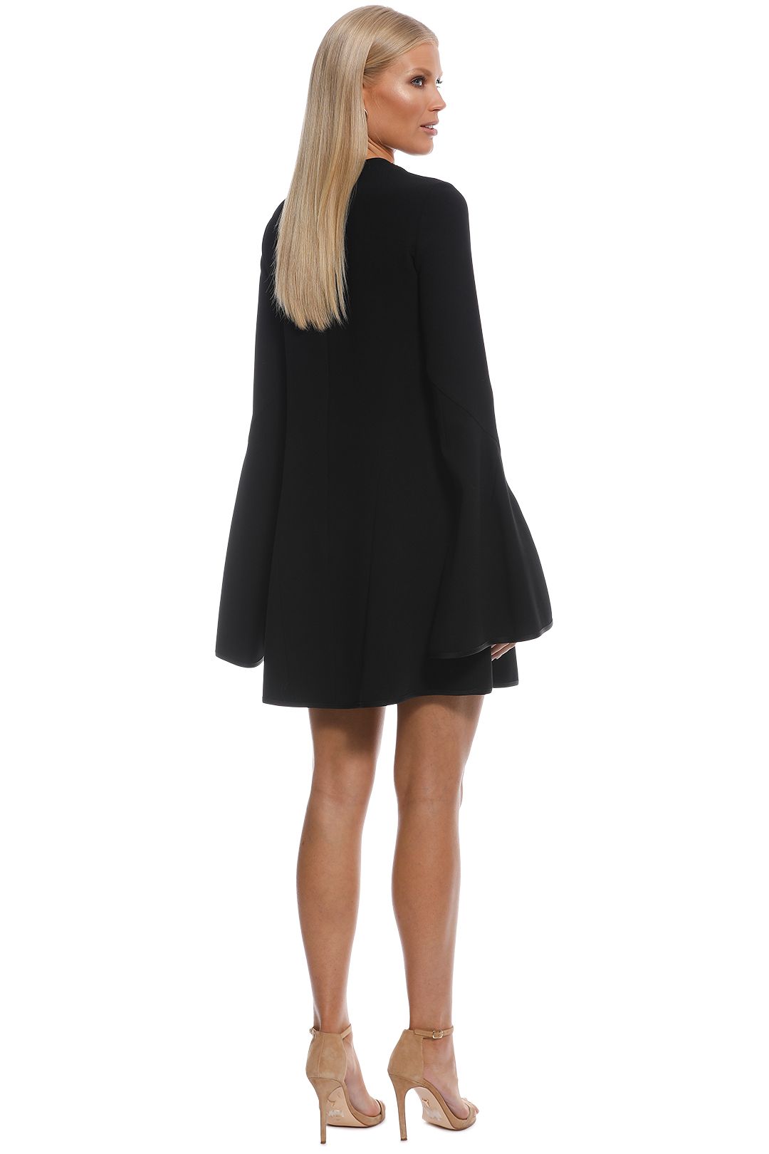 Ellery - Preacher Mini Dress - Black - Back