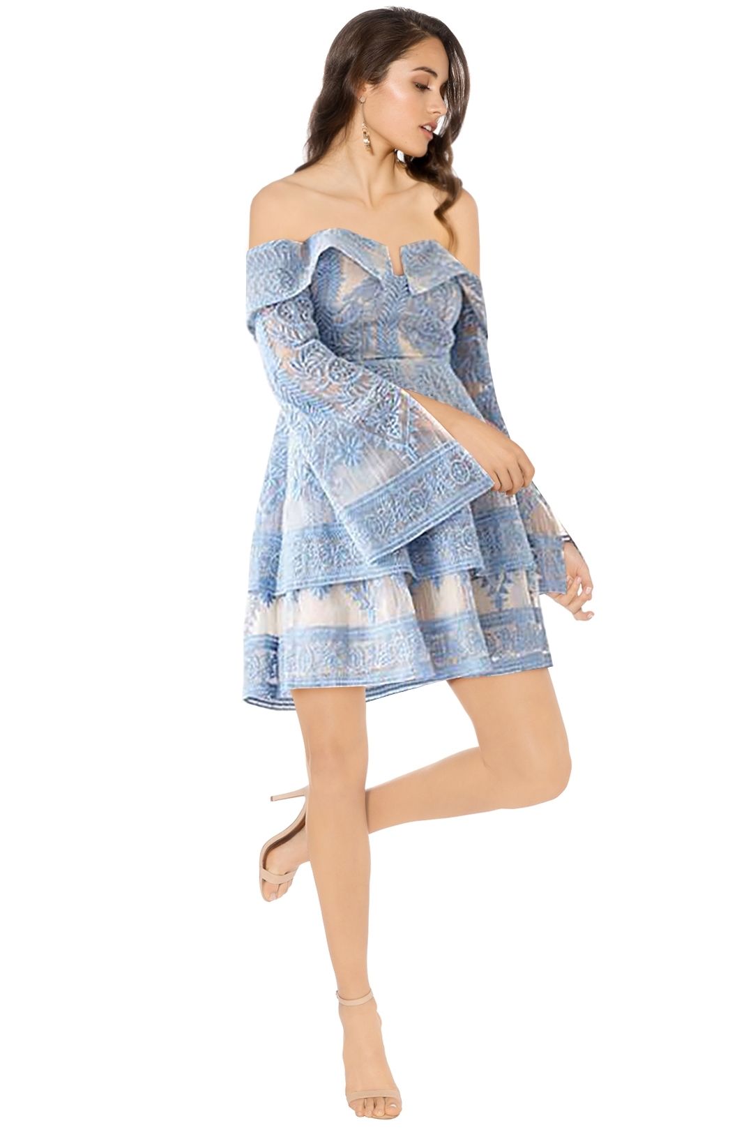 Elliantt - Antoinette Dress - Sky Blue - Front