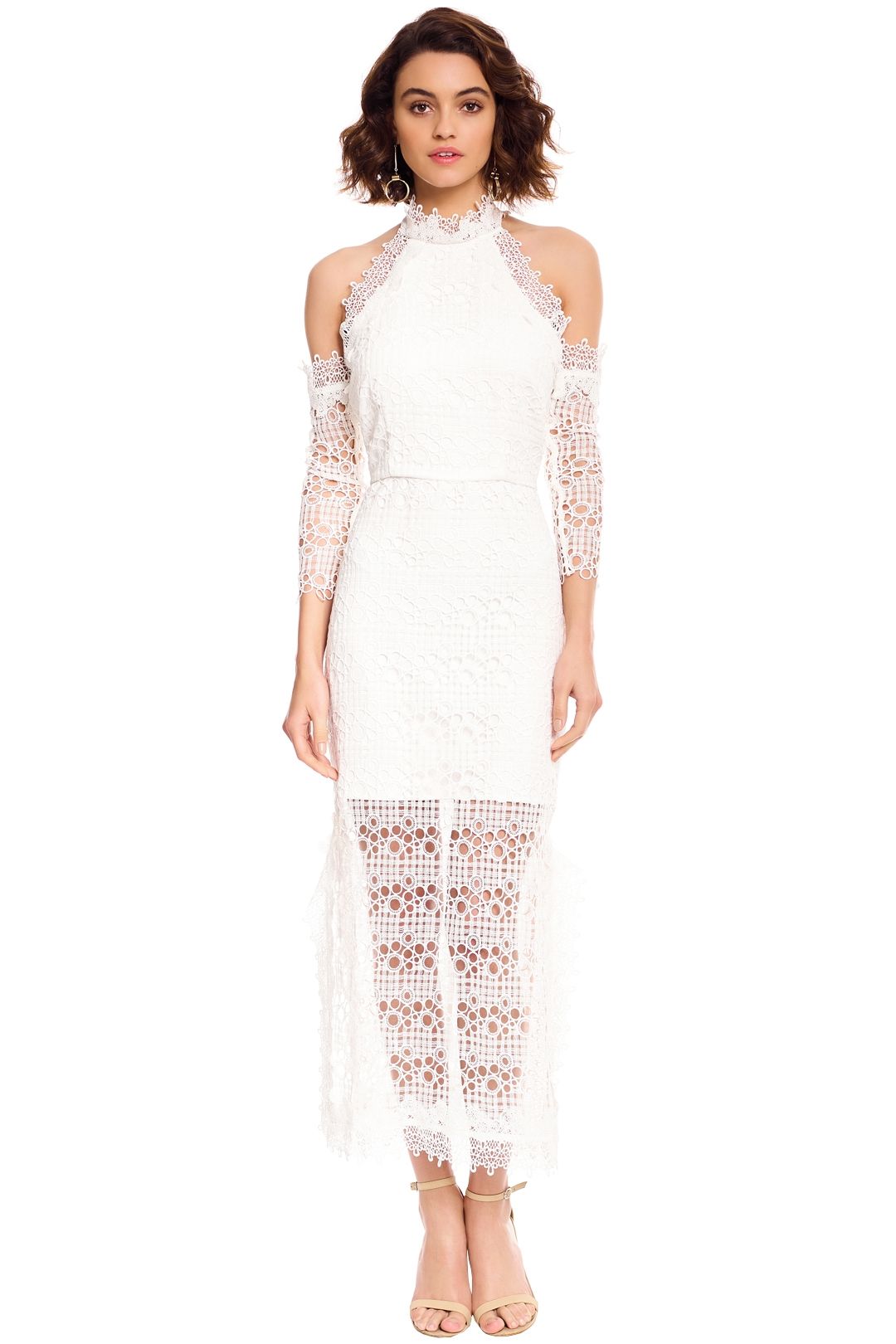 Ensemble Dress in White by Elliatt for Hire GlamCorner