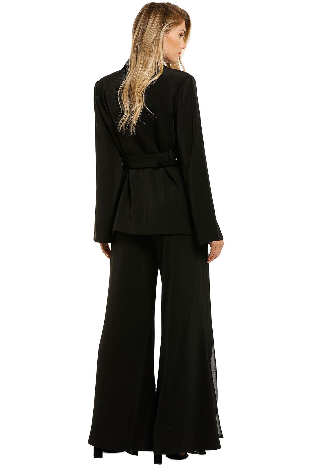 Cara Blazer and Pant Set in Black by Elliatt for Rent GlamCorner