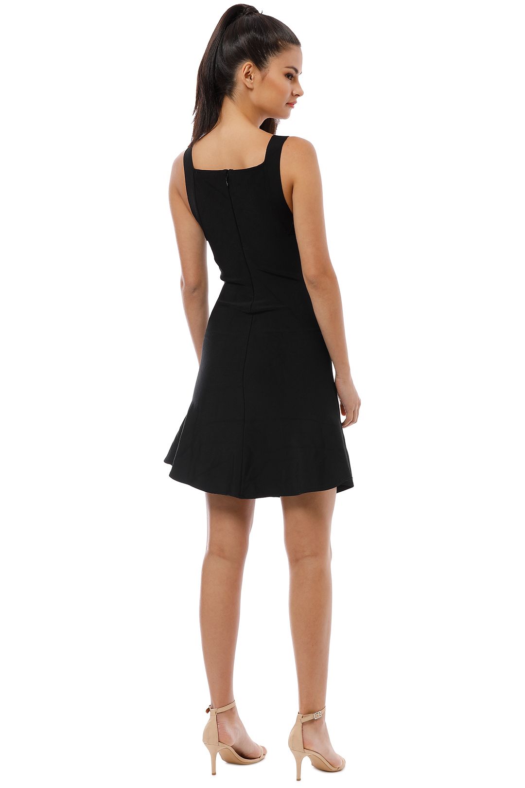 Elliatt - Audrey Mini Dress - Black - Back