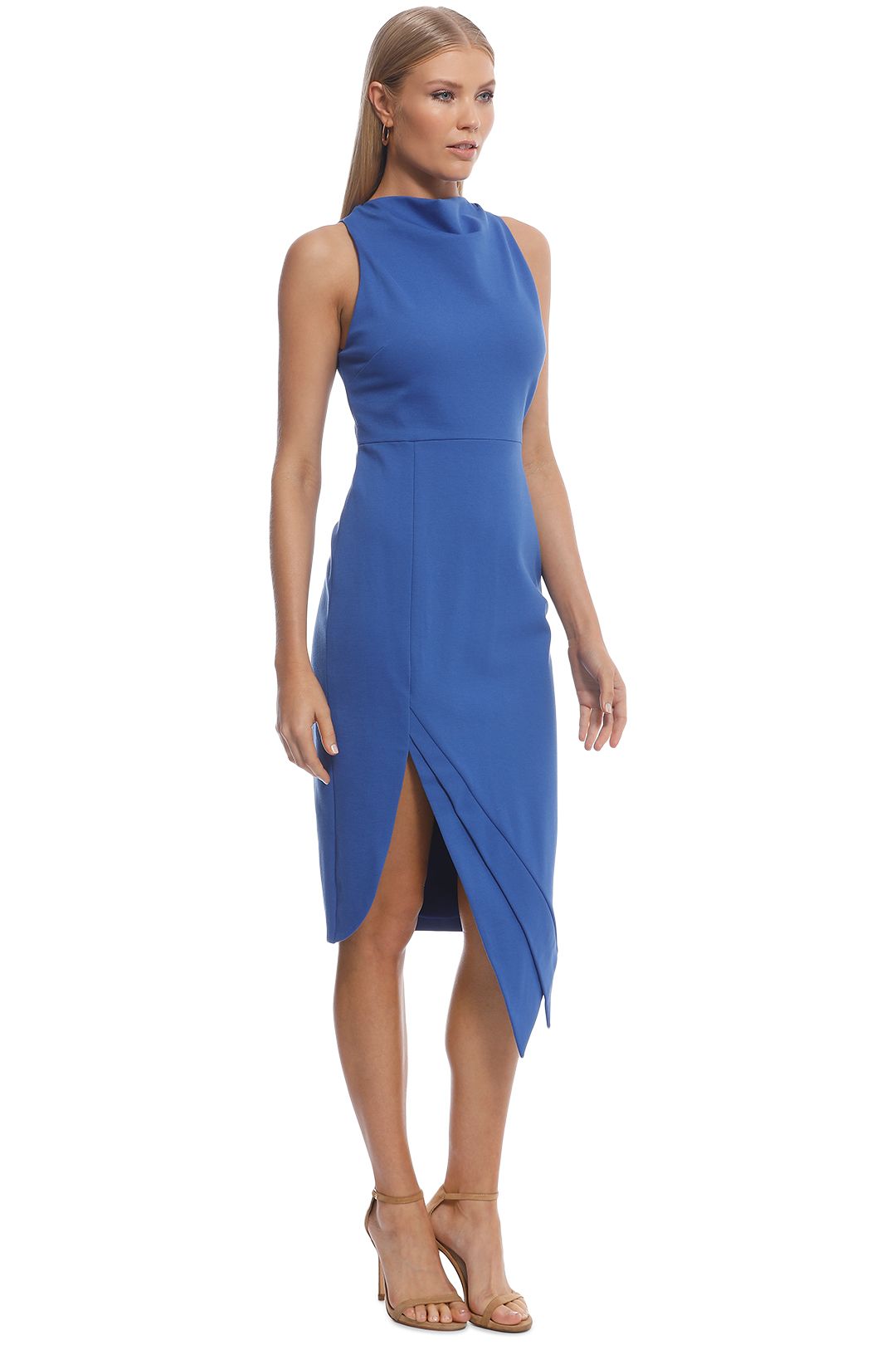 Carmen Dress In Cobalt By Elliatt For Hire Glamcorner