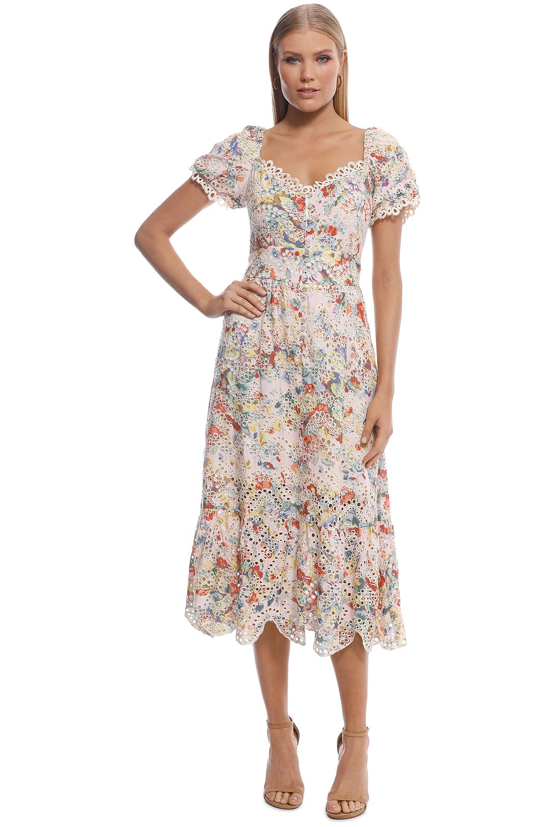 elliatt scalloped faith dress