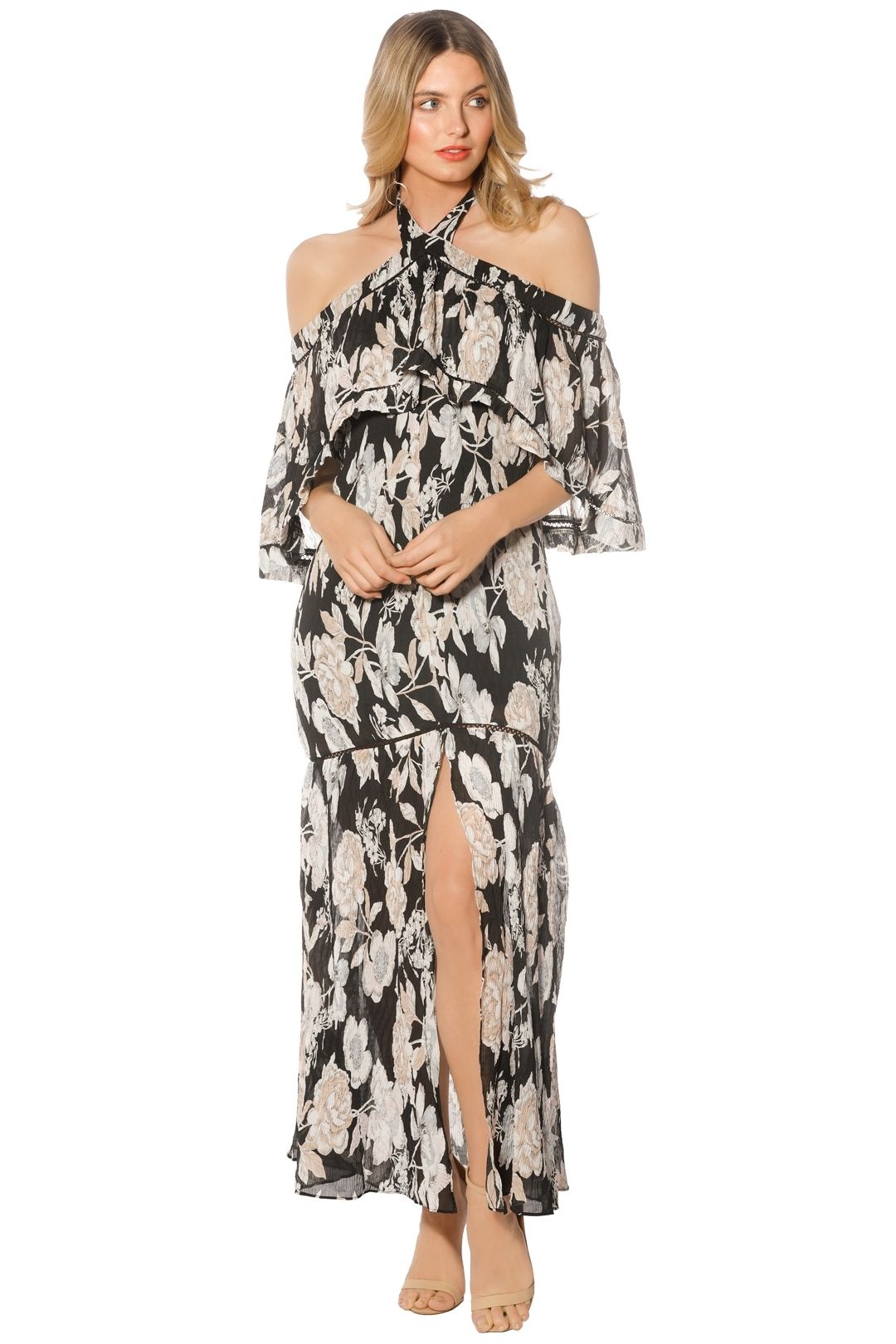 Elliatt - impressionist Maxi - Floral Print - Front