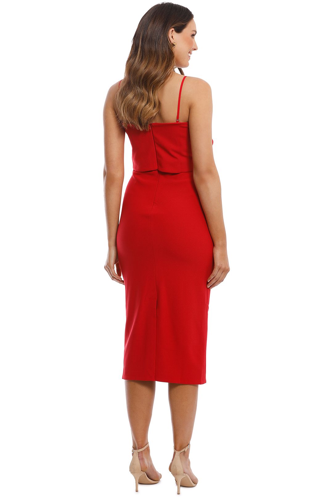 Elliatt - Marino Dress - Red - Back