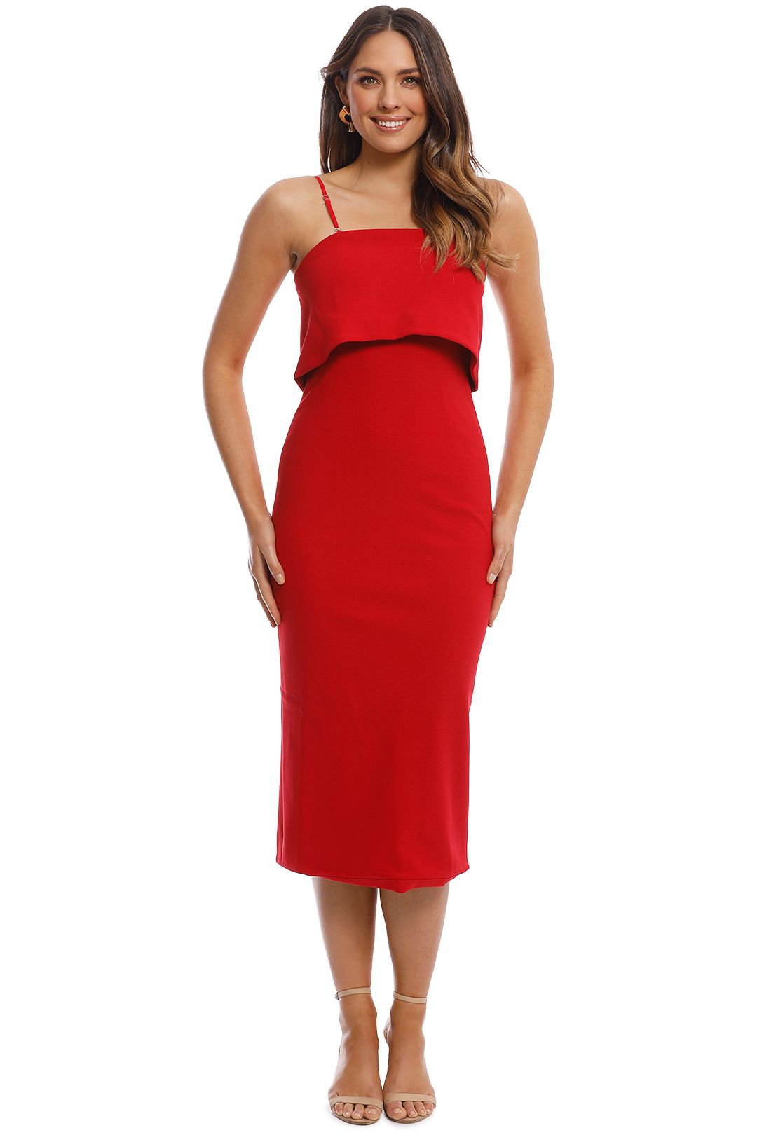 Elliatt - Marino Dress - Red - Front