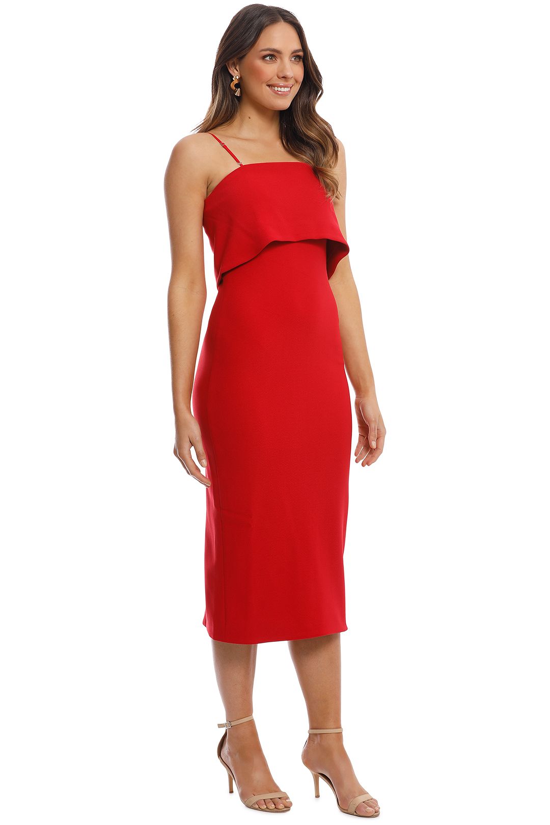 Elliatt - Marino Dress - Red - Side
