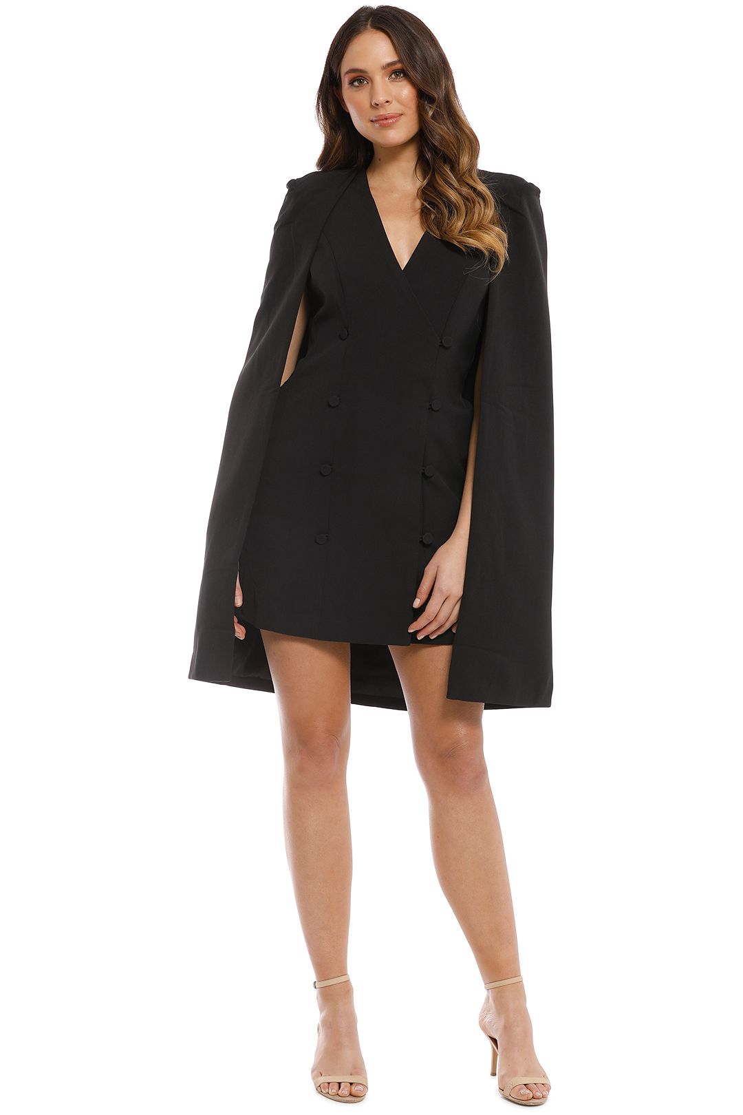 Elliatt - Sorrento Cape - Black - Front