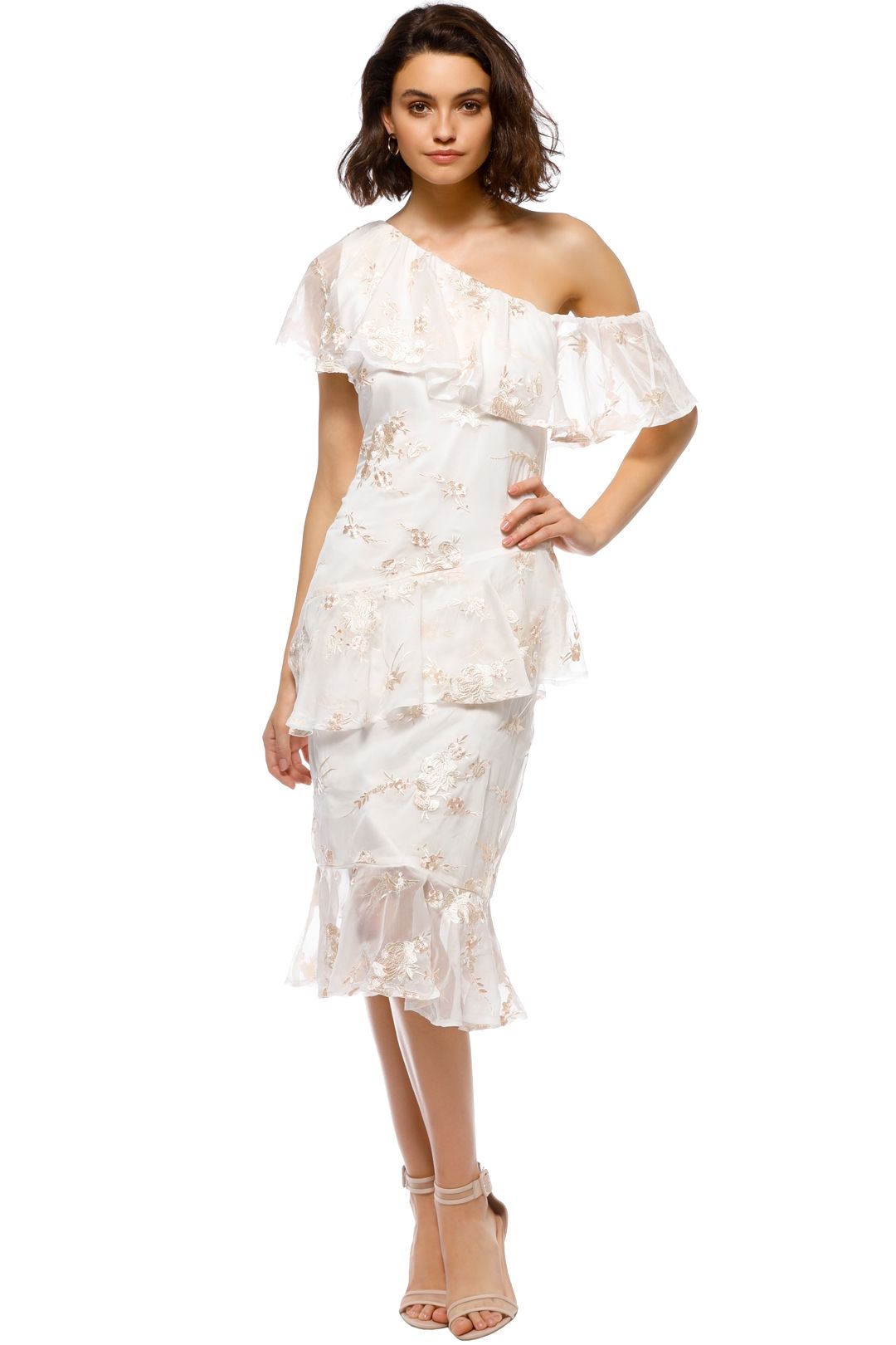 Elliatt - Tenor Dress - White - Front