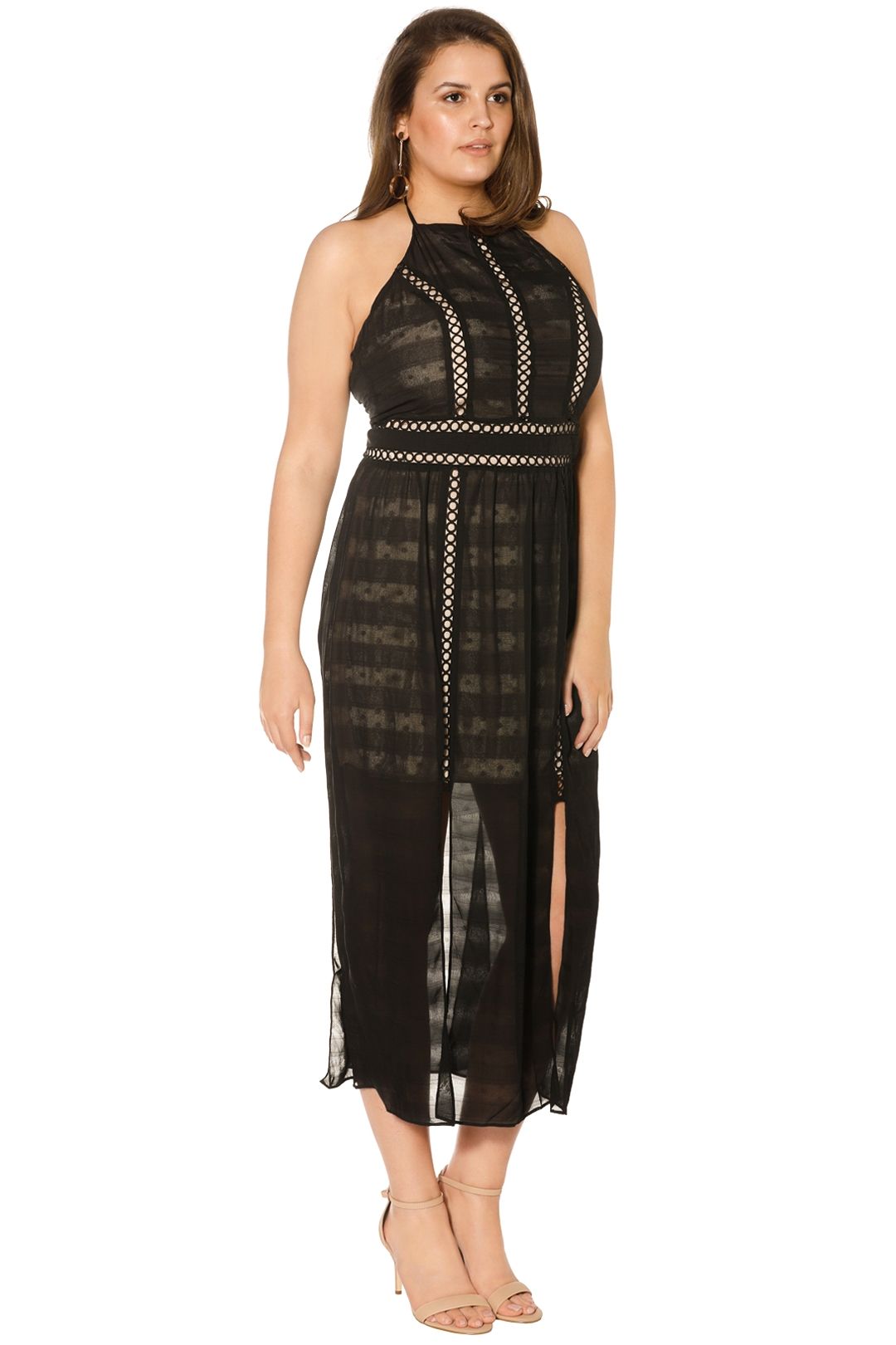 Elliatt - Theory Dress - Black - Side  