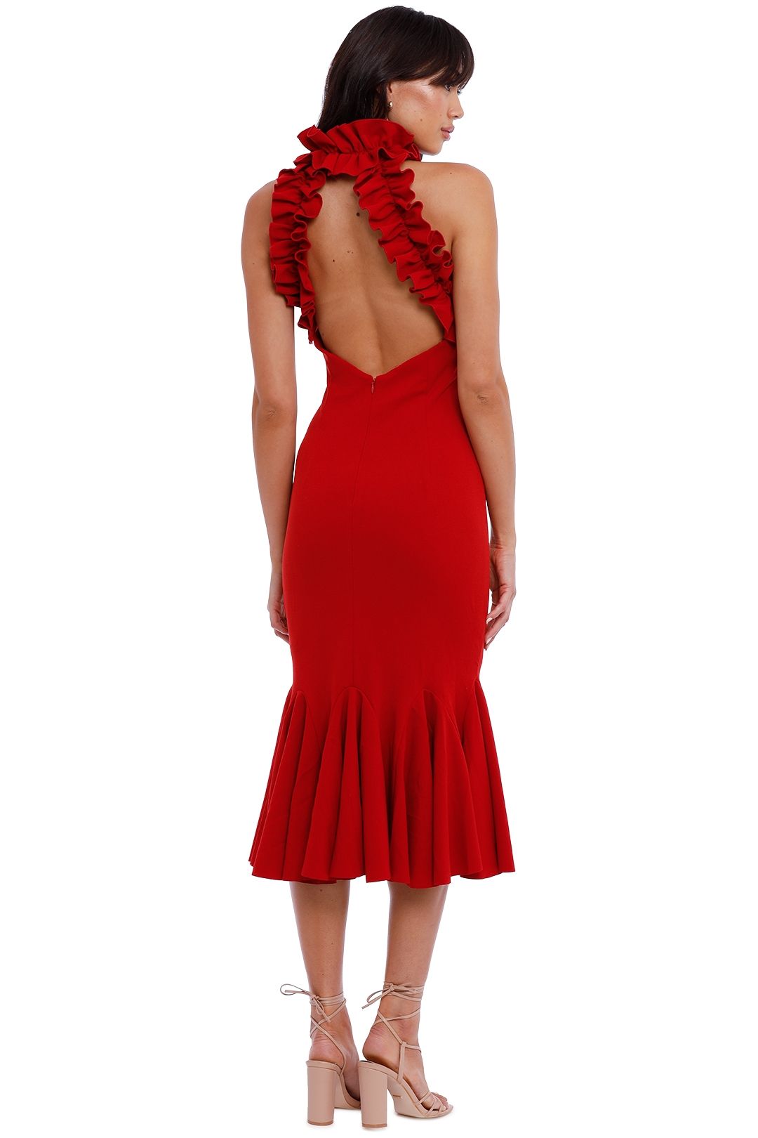 Elliatt Composure Dress Scarlet backless