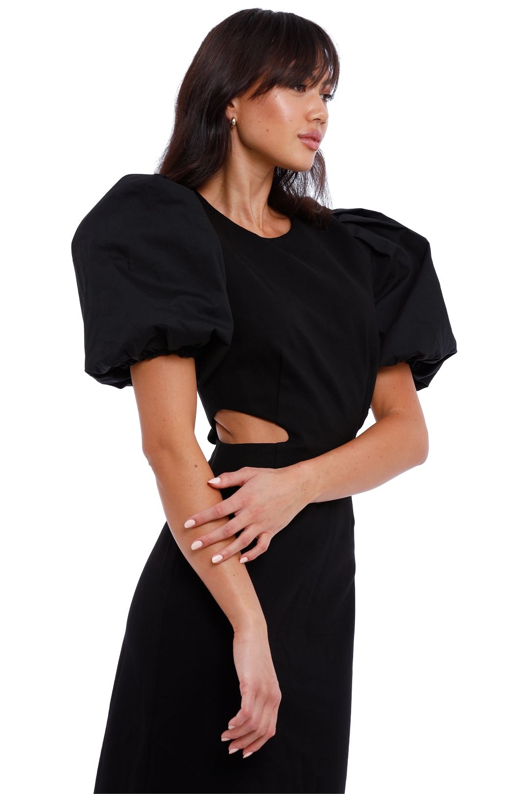 Elliatt Suffage Dress in Black Cutout