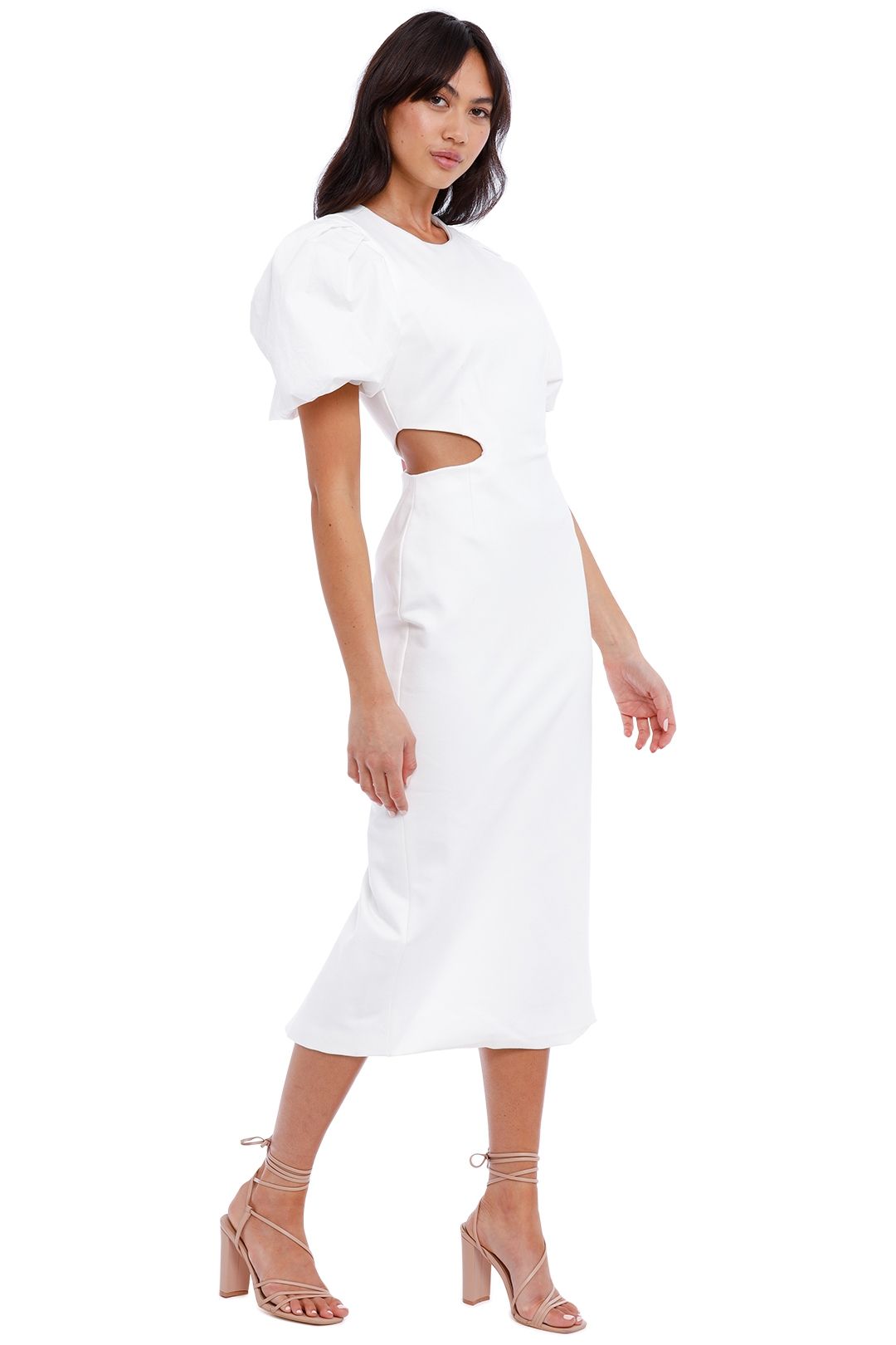 Elliatt Suffage Dress White cutout