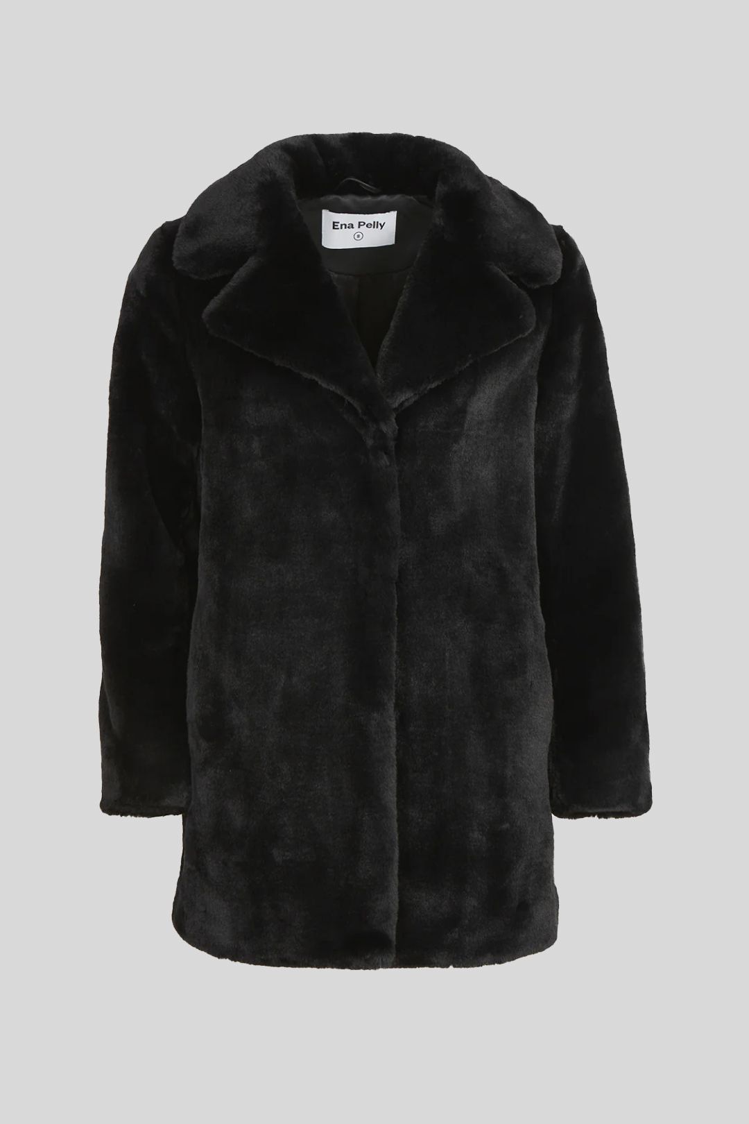 Ena pelly classic faux fur jacket black clearance