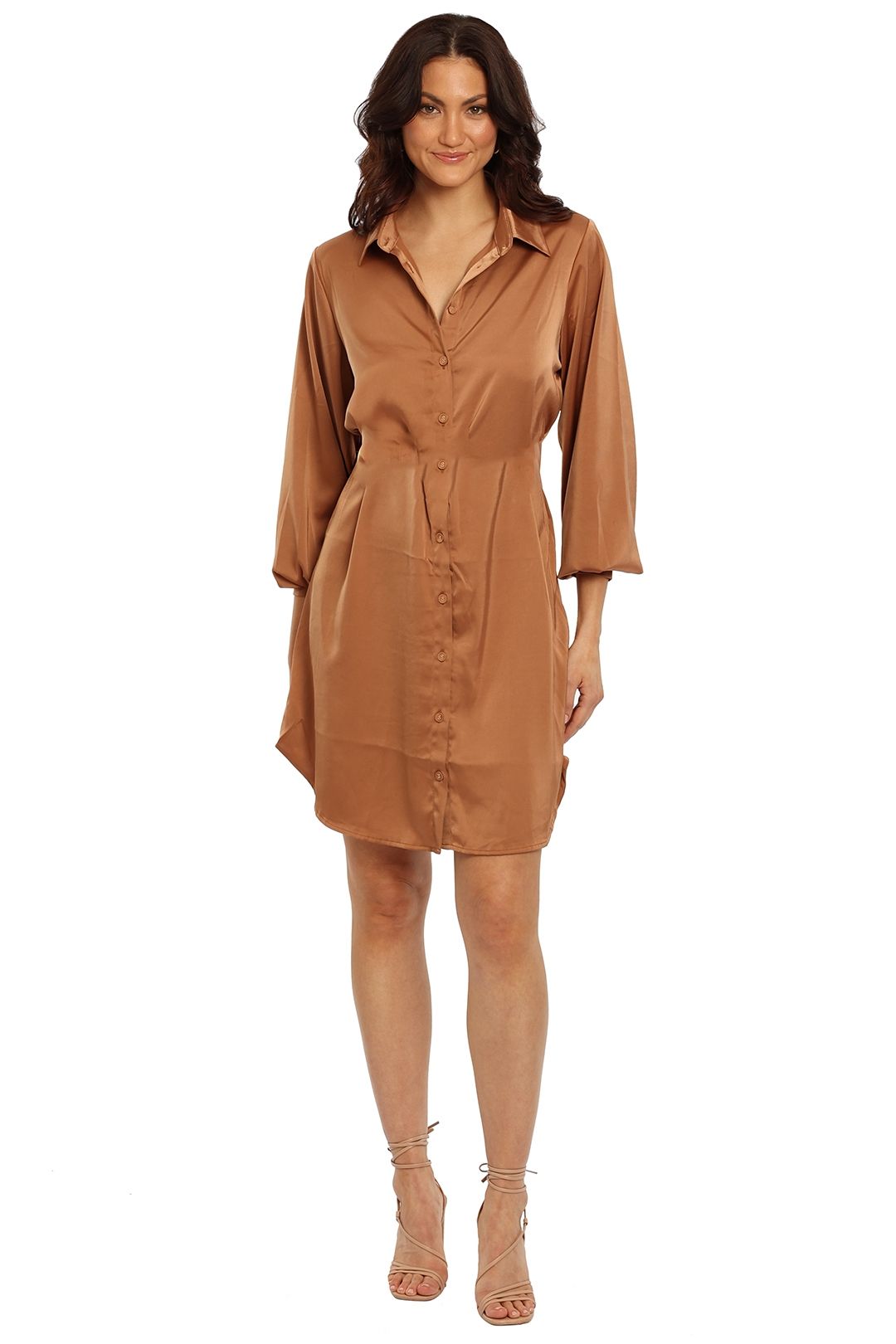 Esmaeé Solitude Shirt Dress brown