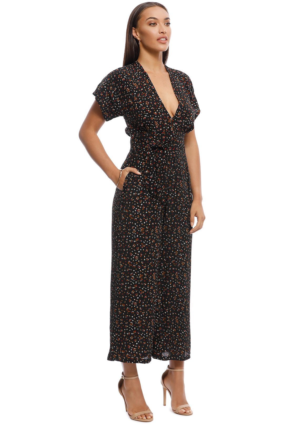 Faithfull - Alena Jumpsuit - La Contrie Print - Side
