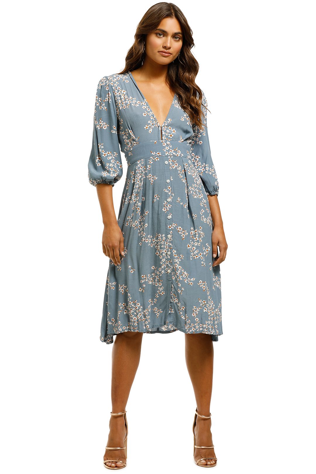 faithfull chloe midi dress