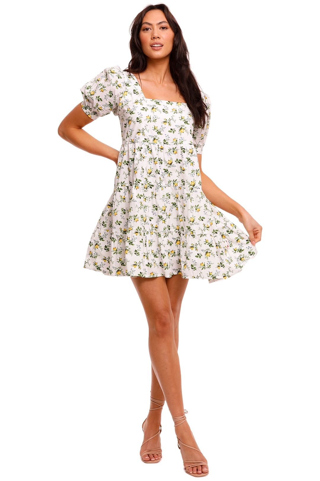 Faithfull Eldora Floral Print Mini Dress