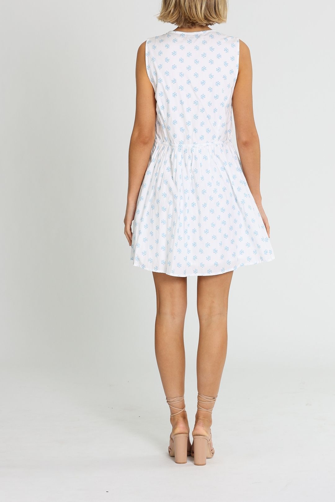 Faithfull Korita Mini Dress Cairo Floral Print Sleeveless