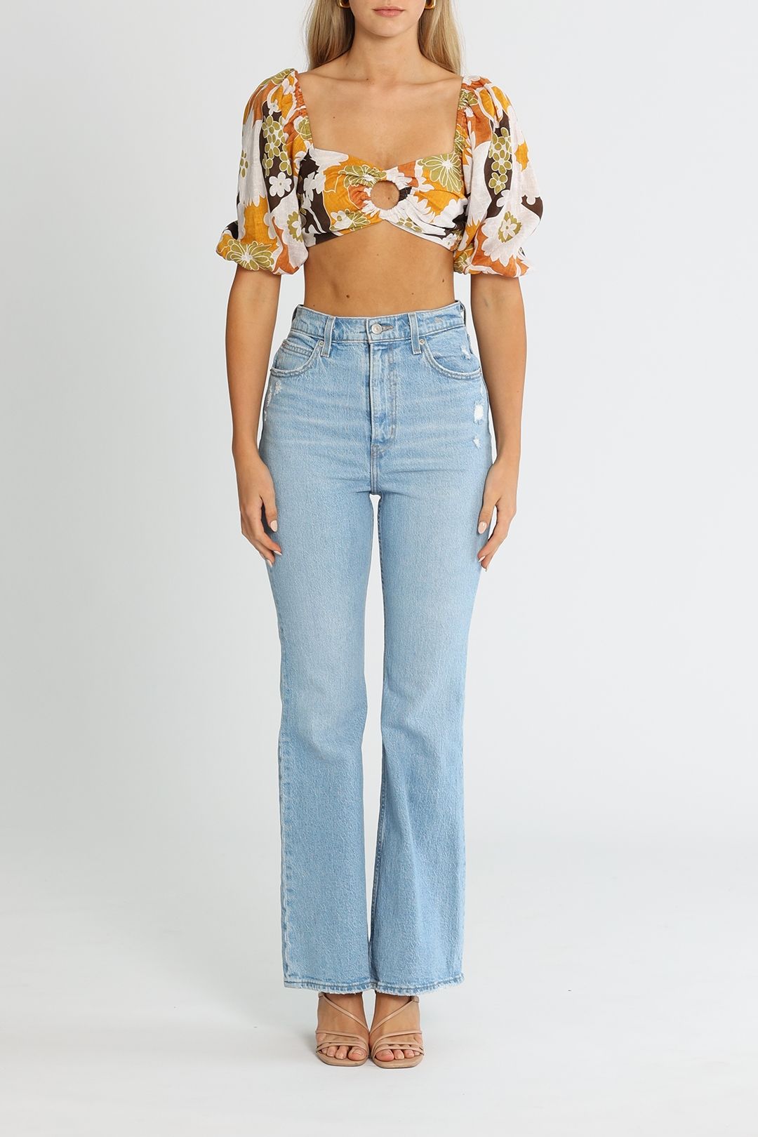 Faithfull La Marches Top Elvinna Floral Print