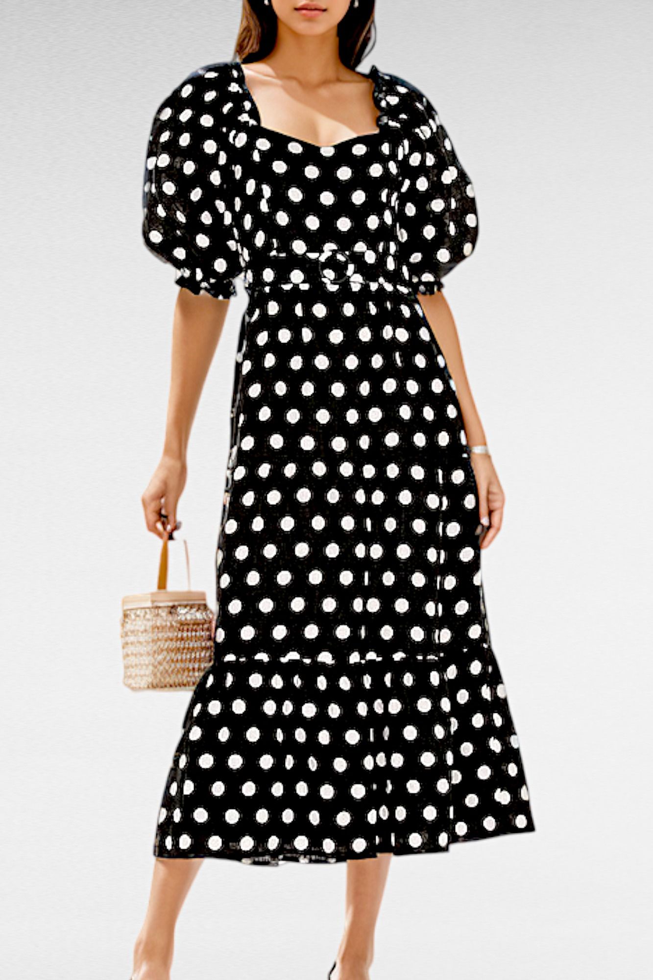 Faithfull Rumi Midi Dress Polkadot