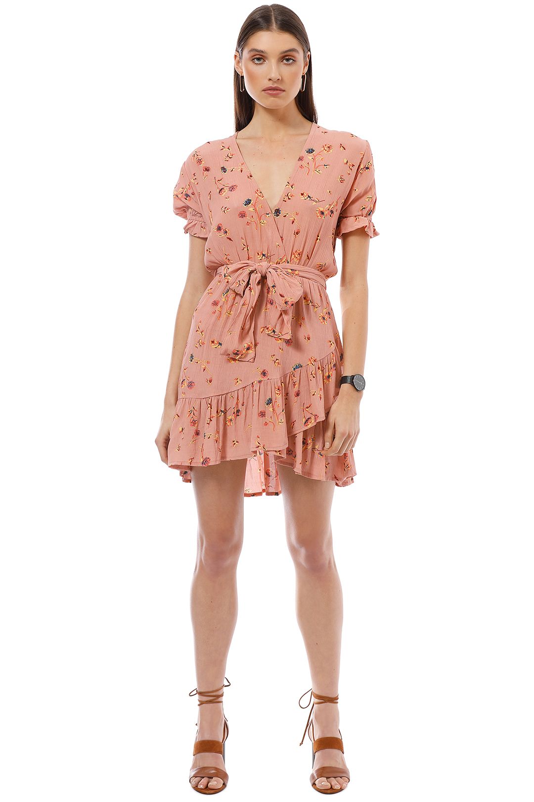 Faithfull the Brand - Le Moulin Dress - Pink Print - Front