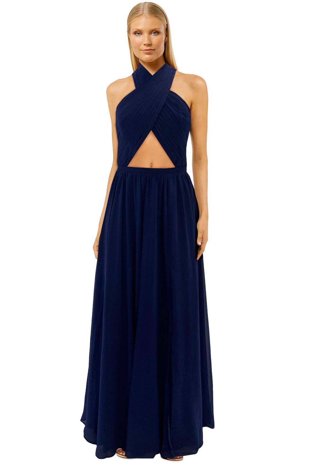 Fame-and-Partners-Wired-Heart-Navy-Maxi-Dress-Front