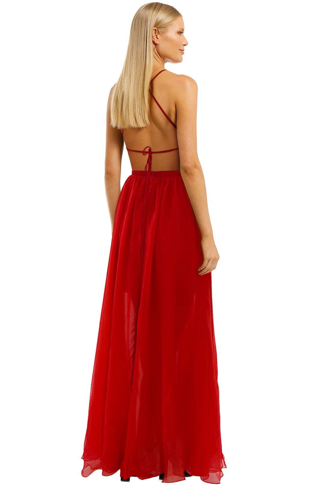 Fame-and-Partners-Mildred-Dress-Red-Maxi-Dress-Back