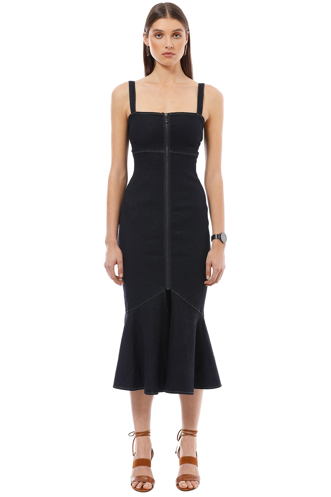 FInders Keepers - Ruby Dress - Navy - Front