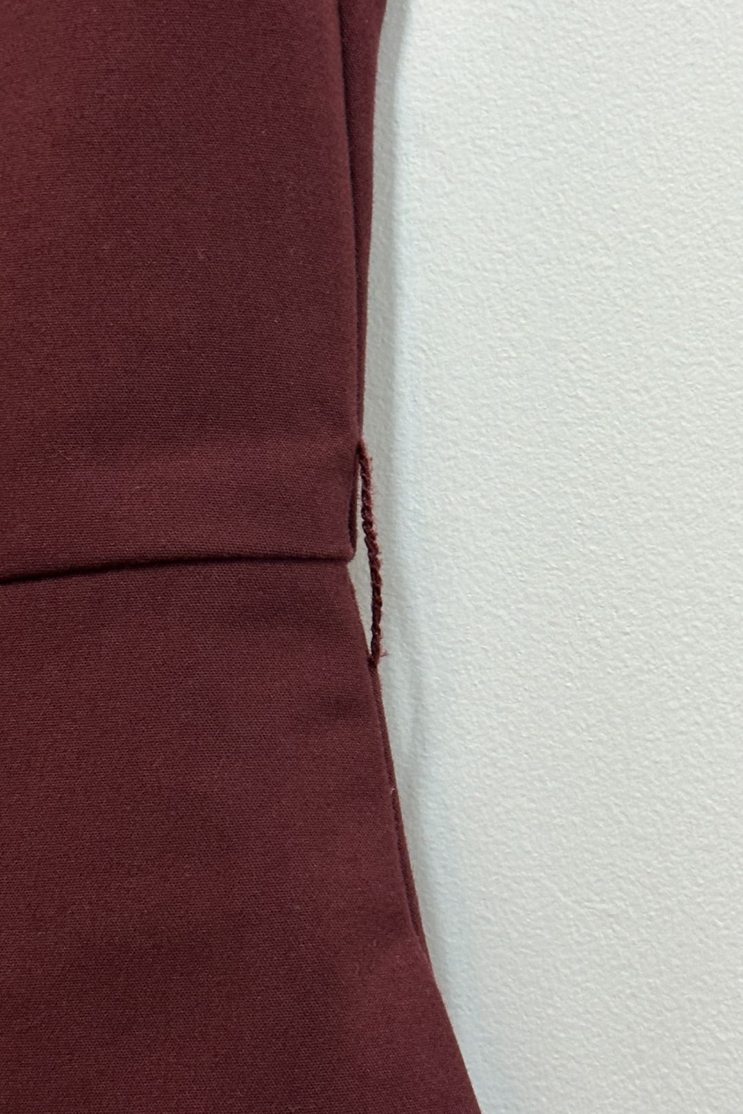 Cue Fit And Flare Maroon Dress