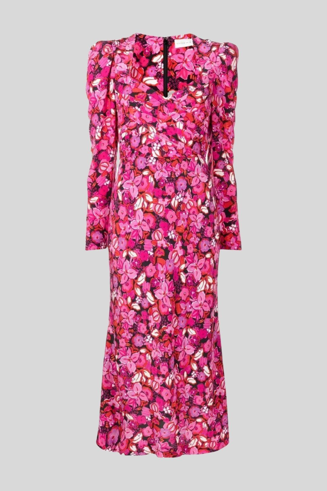 Rebecca Vallance Floral Print Bramble Midi Dress