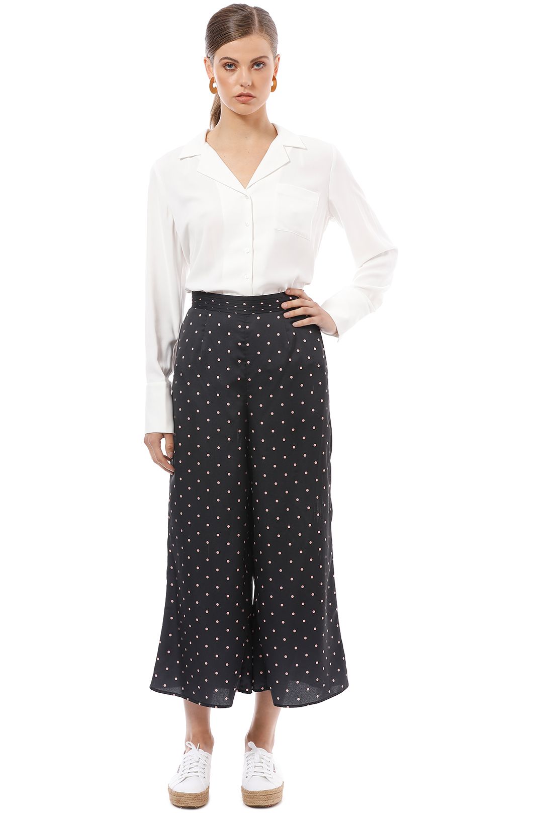Friend of Audrey - Bianca Pocket Blouse - White - Front