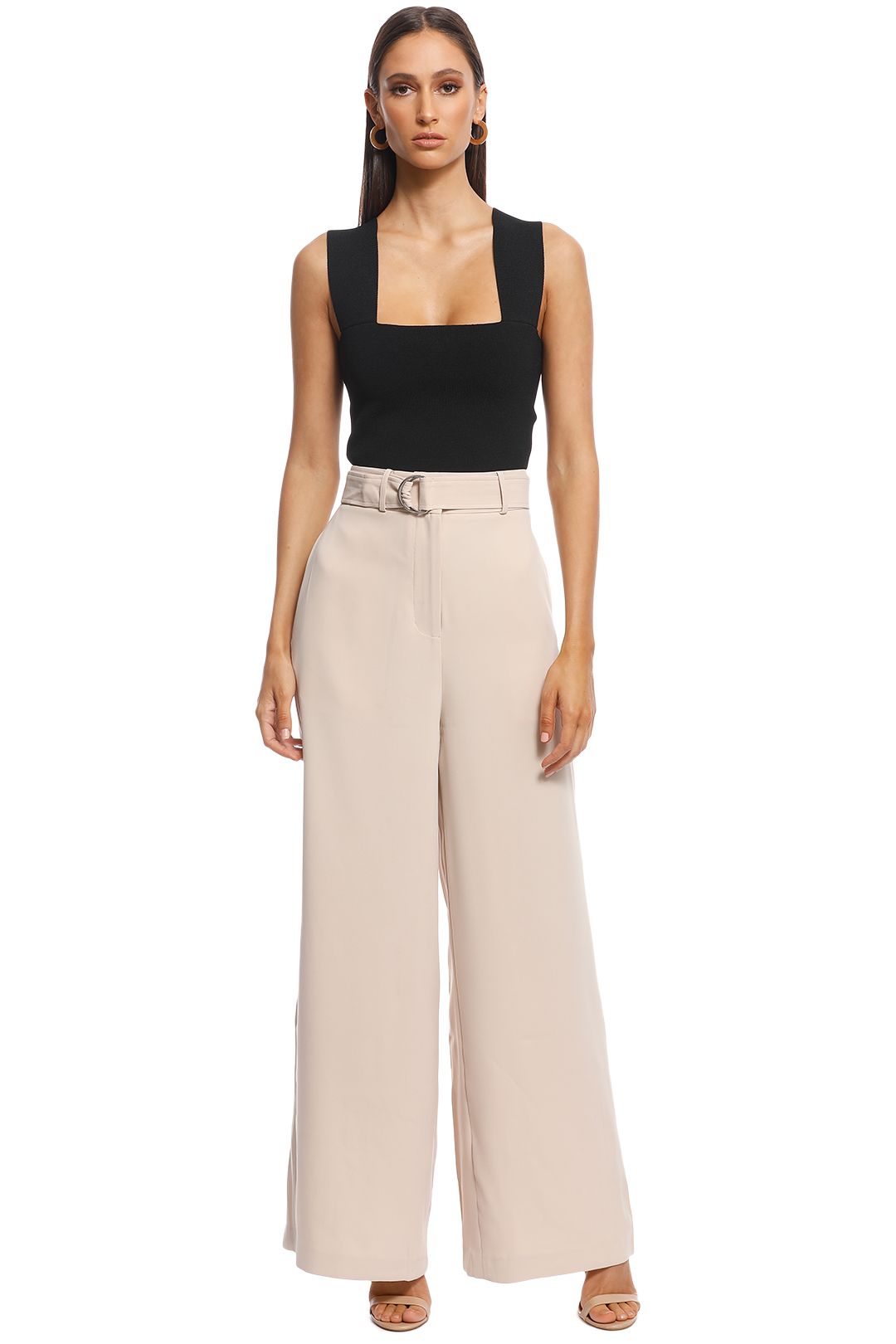 tailored wide leg pants