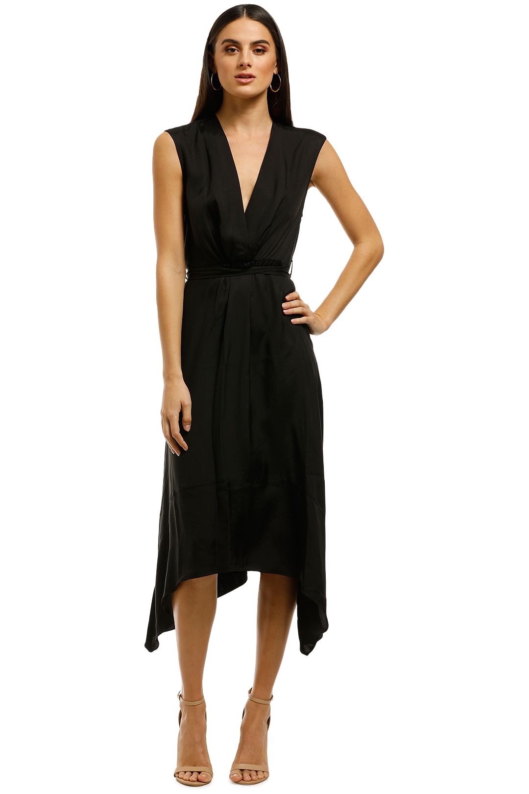 FWRD-The-Label-Leah-Dress-Black-Front