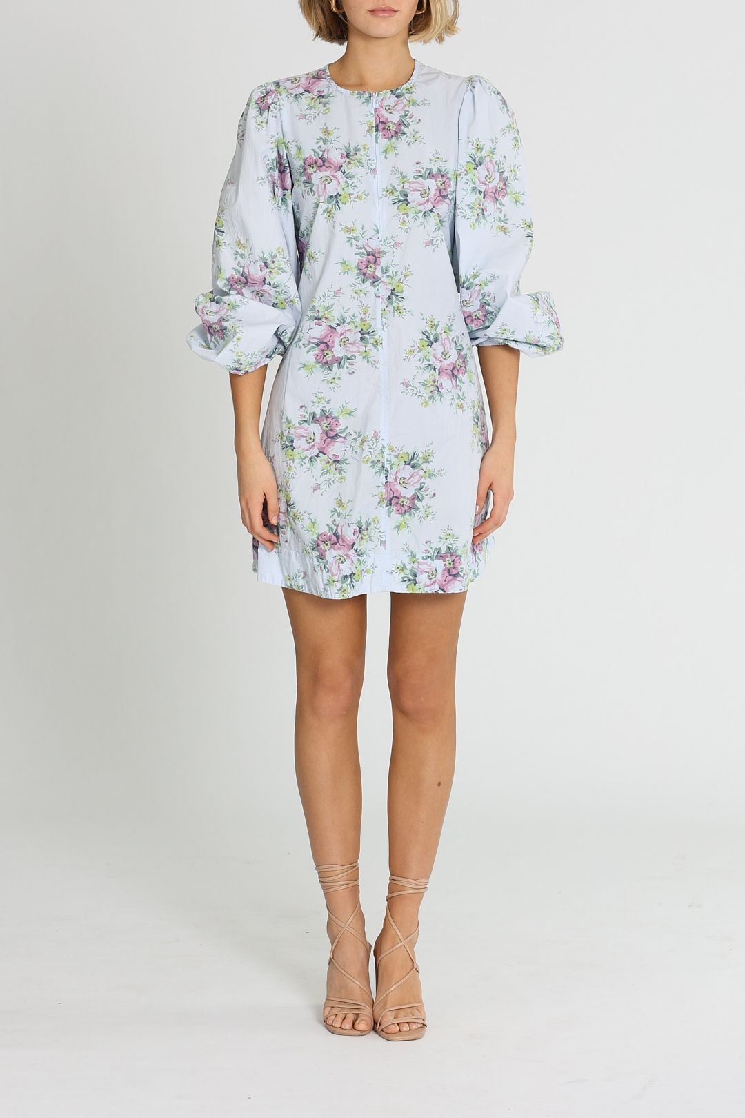 Hire Heather Mini Dress Ganni GlamCorner